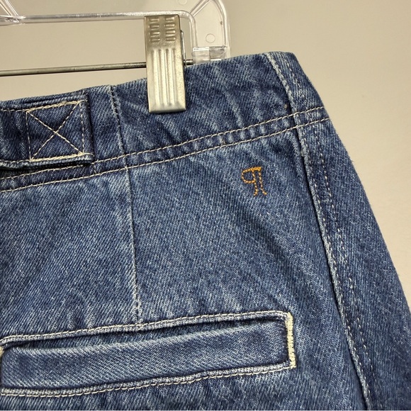 Anthropologie Pilcro Curve High Rise Barrel Leg Wide Jeans - Picture 6 of 8